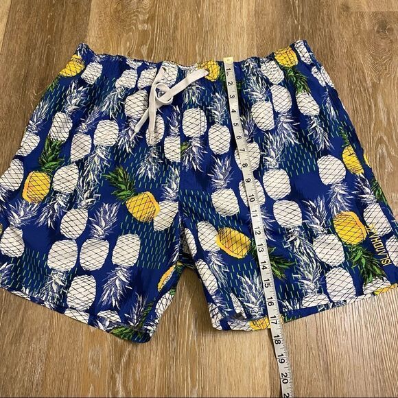 Island haze swim wear trunks Board Shorts bathing suit pineapple mens -XL - Picture 2 of 10